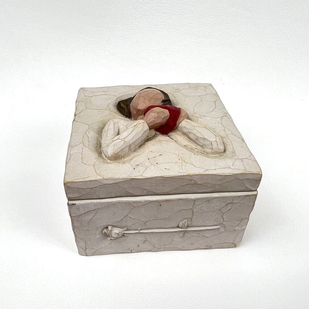 DEMDACO Willow Tree Trinket Box w Lid Love Heartfelt True Valentine Mini Gift